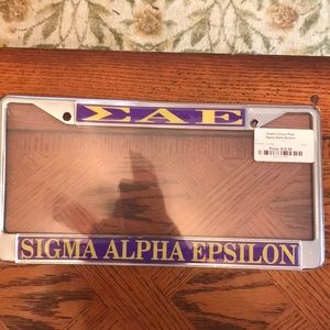 NWT ΣΑΕ Fraternity License Plate Cover
